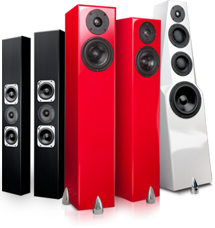 Totem home sound system speakers, home audio, and outdoor rock speakers